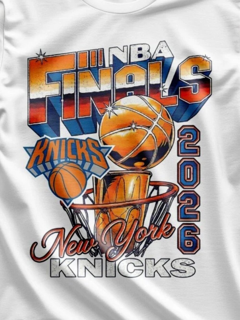 New York Knicks NBA Finals Unisex T-shirt - Picture 2 of 5